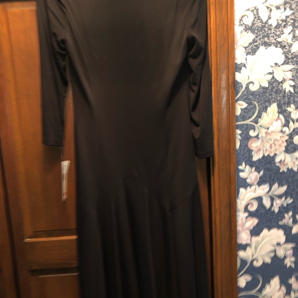 NWT Lauren Ralph Lauren Black Dress - Picture 6 of 6